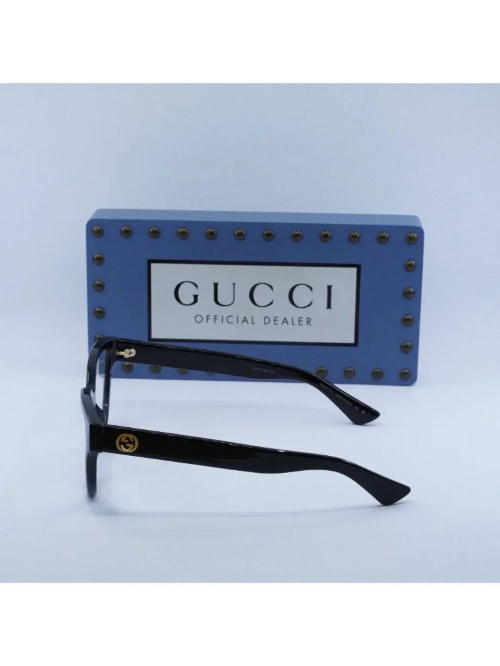 Gucci GG1581O 001 Cat Eye 55mm Eyeglasses - Black